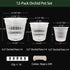 Orchid Pot, 12 Pack Orchid Pots with Holes, 4 Each of 4.5", 5.5", 6.3", Clear Orchid Pots for Repotting, Breathable Slotted Orchids Planter...