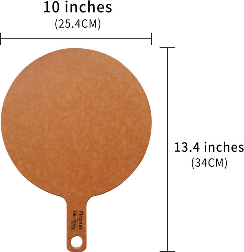 Wood Fiber Pizza Board Serving Cutting Plate for Kitchen Fruits Vegetables Cheese Chopping Board 10 inches Round...
