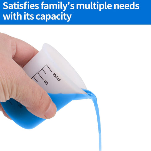 Laundry detergent cup,silicone laundry detergent measuring cup,washable laundry measuring cup for liquid detergent,2pcs cup measuring cup,No More ...