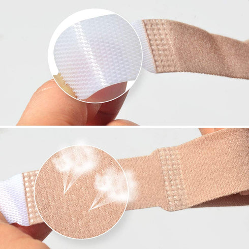 Broken Toe Wraps 8 Pack (Medium Size), Middle Toes Fabric Toe Splint Cushioned Bandages Finger Protectors Straightener Hammertoe Separators...