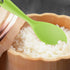 uxcell Silicone Soup Ladle Spoon 8.7 Inch Heat Resistant to 450°F One Piece Design Restaurant Kitchen Cooking Utensil for Serving Soup Green...