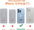 GiiKa for iPhone 13 Pro Case with Screen Protector, 6.1 inch Clear Full Body Shockproof Protective Floral Girls Women Hard Case with TPU Bumper Co...