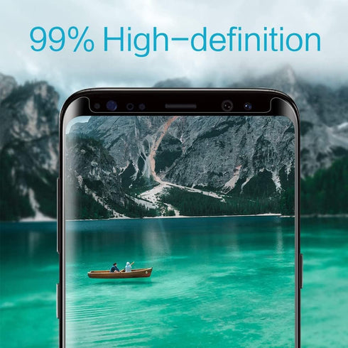 Galaxy S8 Plus Screen Protector, 2 Pack Tempered Glass Screen Protector, 2 Pack Camera Lens Protector, 9H Hardness Tempered Glass Screen Protector...