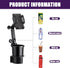 Ajxn 1 PC Car Cup Holder Phone Mount, Universal Adjustable Cup Holder Cradle, Universal Auto Cell Phone Stand, 2-in-1 Car Cup Phone Holder, for Mo...