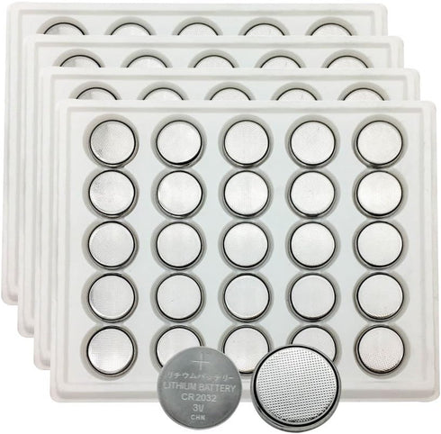 ECR2032 3V Lithium Coin Cell Battery CR2032 (100 Pack)...
