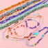 Millefiori Lampwork Glass Beads Irregular Shape for DIY Necklace Bracelet Jewelry Making (Royal Blue)...