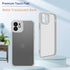Matte Case for iPhone 11 Case,Shockproof Protective Hard Back Slim Case for iPhone Case 6.1 inch,Frosted Translucent Back Phone Cover, Anti-Finger...