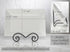 TRIPAR Large Square Black Wire Easel, Metal Finish (7.7-Inch Depth) - Tabletop Display - Handcrafted Scroll Designs for Sleek & Modern Look - Perf...