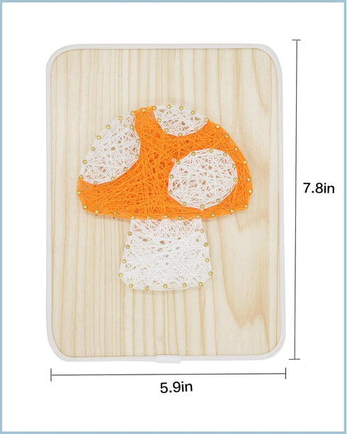 BAZIMA DIY String Art Kit for Beginner, DIY Mushroom Craft Kit,Unique Gift,Craft Kit for Holidays......