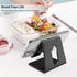 Crpich Acrylic Phone Stand, Ergonomic Design for Apple iPhone and Samsung Galaxy, Compatible with 4-8 Inch Screens, Black......