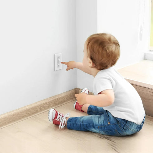 Wall Switch Guard, Child Proof Light Switch Cover Guard | Toggle Style | Light Switch Protection | Keep Toggle Switch in On or Off Position | 2 Pa...