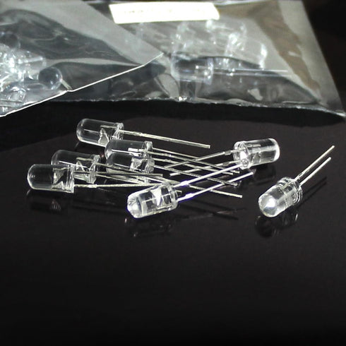 LEDs, Single LED Light LED Diode Lamp DIY Kit with Warm White Red Green Blue Yellow Green Pink UV Purple Orange Clear Transparent Lens Mini Bulbs ...