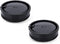 JJC 2-Pack Body Cap and Rear Lens Cover Kit for Sony Alpha A-Mount DSLR Cameras and A-Mount Lenses Such as A77II A77 A99II A99 A58 A57 A65 A55 A37...