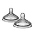 Tommee Tippee Advanced Anti-Colic Baby Bottle Nipples, Breast-Like for A Natural Latch, Soft Silicone, Medium Flow, 3+ Months, Pack of 2...