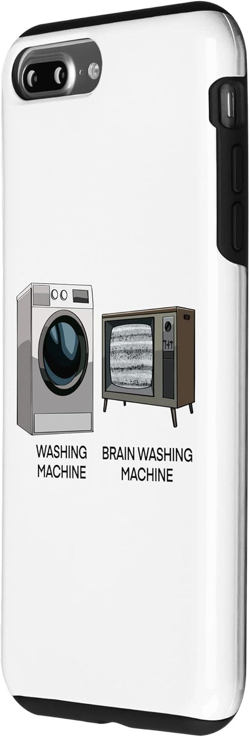 iPhone 7 Plus/8 Plus I love You Loads Mechanic Funny Brain Washing Machine Love Case...