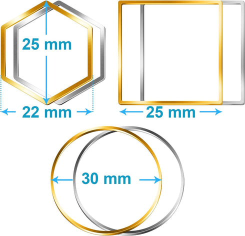 Earrings Beading Hoop for Jewelry Making, FANMAOUS Earrings Findings Hoops Earring Charms Open Bezel Pendant Frame for DIY Craft,Earring Necklace,...