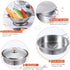 Play Pots and Pans Toys for Kids Kitchen Playset Pretend Cookware Utensils Play Set Play Cooking Toys Mini Stainless Steel Cooking Utensils Toys K...