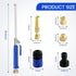 High Pressure Jet Nozzle, High Pressure Power Washer Wand, Watering Sprayer Cleaning Tool with 3 Different Nozzles and Quick Connectors, Hydro Jet...