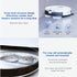 Replacement for Robot Cleaner Yeedi mop Station Accessories Parts X4 Mop X4 Side Brush X2 Filter (4)...
