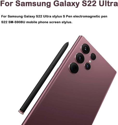 Galaxy S22 Ultra S Pen Replacement for Samsung Galaxy S22 Ultra Stylus Pen,WithoutBluetooth (Burgundy)...
