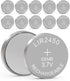 EEMB 10PCS LIR2450 Rechargeable Battery 3.7V Lithium-ion Coin Button Cell Batteries 120mAh...