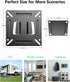 2 Pack Monitor Wall Mount RV TV Mount for 14”-27” LED LCD Flat Screens, Small TV Mount for Computer Monitors, Camper TV Mount Low Profile Fixed wi...