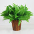 Leoyoubei 4 Bunches 14" Ferns Artificial Boston Fern Bush Plant,Faux Plant Shrubs Greenery Bushes Indoor Outside,Hanging Basket Planter Decor for ...