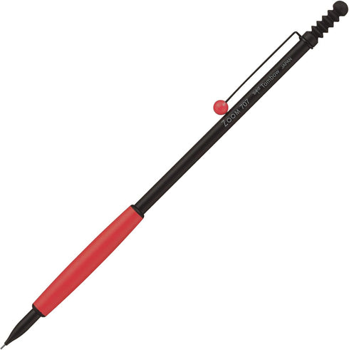 Tombow Pencil ZOOM 707 Mechanical Pencil, 0.5, Black/Red SH-ZS2...