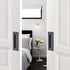 Ravinte 1 Pack Black Sliding Closet Door Handles Black Flush Pulls 7in Length Recessed Finger Pulls for Sliding Barn Door Sqaure Cabinet Pulls Sta...