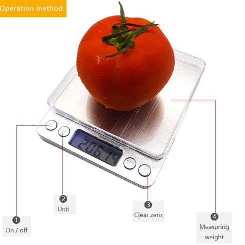 LCD Portable Mini Electronic Digital Scales 3000g/0.1g Pocket Case Postal Kitchen Jewelry Weight Balance Scale...