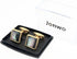 Square Abstract Pattern Cufflinks for Men with Gift Box Novelty Colorful Men's Cuff Links for Wedding Daily Office Shirt Party Birthday Anniversar...