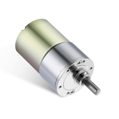 Greartisan DC 24V 5RPM Gear Motor High Torque Electric Micro Speed Reduction Geared Motor Eccentric Output Shaft 37mm Diameter Gearbox...