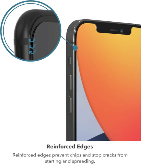 ZAGG InvisibleShield Glass Elite Privacy+ Screen Protector for iPhone 12 Pro Max, Two-Way Privacy Filter, 4X Stronger, Anti-Fingerprint Technology...