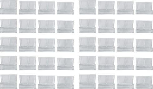 40 PCS Aquarium Glass Cover Clip, Clear Fish Tank Glass Cover Clip Support Holder, Acrylic Lid Clips for Rimless Aquariums (6mm, 8mm, 10mm, 12mm)...