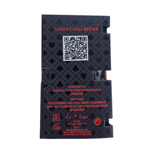 Jo Milano Game of Spades Rouge Extrait De Parfum Spray 0.10 Ounce (Unisex)...