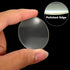 PATIKIL 4" (100mm) Focal Length Double Convex Lens, 40mm Diameter 6mm Height Glass Optically Polished Round Edges Lens for Physics Experiment, Cle...