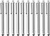 10 Pack Stylus Pen for all capacitive Touch Screens Suitable for iPhone Ipad Samsung Galaxy Tablets (Grey)...