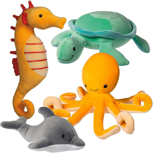 Mary Meyer Stuffed Animal Smootheez Pillow-Soft Toy, 10-Inches, Sea Turtle...