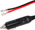 KUNCAN Replacement Cigarette Lighter Plug - 12 Volt Male Cigar Plug with Leads Car Adapter Dc Battery Charger Connectors 12V Power Supply for Auto...