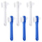 Denture Brush Dual Head Toothbrushes Hard Denture Cleaning Brush Denture Toothbrush Cleaning Brush False Teeth Brush Toothbrush for False Teeth Cl...