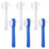 Denture Brush Dual Head Toothbrushes Hard Denture Cleaning Brush Denture Toothbrush Cleaning Brush False Teeth Brush Toothbrush for False Teeth Cl...