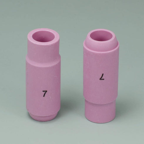 RIVERWELD TIG Alumina Nozzles Ceramic Shield Cup #7 10N47 7/16" Orifice Fit DB PTA SR WP 17 18 26 TIG Welding Torch 10pk...