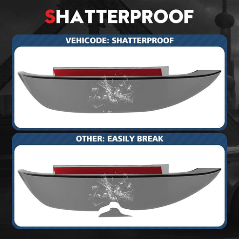 VEHICODE Side Mirror Rain Guards Car Accessories for Toyota 4Runner 2010-2023 2022 2021 2020 2019 2018 2017 2016 2015 2014 2013 2012 2011 2010 Rai...