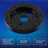 RULLINE 0.5" Steering Wheel Hub Adapter Conversion Spacer 6 Hole to 3 Hole Steering Wheel Adapter Boss Kit Black...
