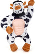 Squeaky Stuffed Dog Toys with Rubbery Belly, Stuffed Animal Toys for Chewers, Gum Massage Soft Puppy Chew Teething Toys to Keep Them Busy, Durable...