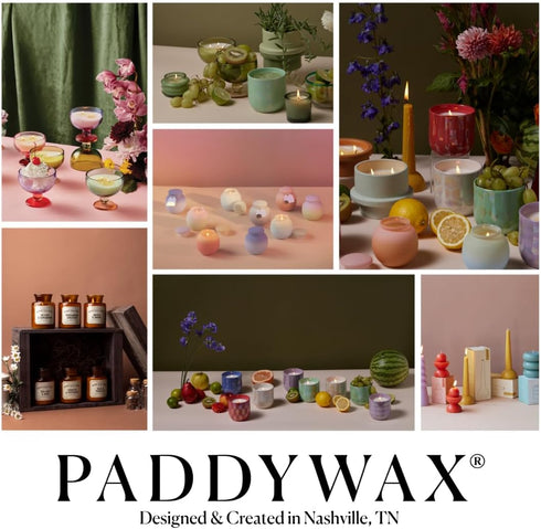 Paddywax Impressions Artisan Hand-Poured Scented Candle, 5.75-Ounce, Living Coral - Ok (Rosewater & Santal)...