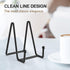 3 Pack 4.5 Inch Plate Stands for Display Picture Stand - 4.5 Inch Vinyl Table Top Display, Metal Frame Holders Decorative Plate for Book , Picture...