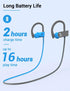Stiive Bluetooth Headphones, 5.3 Wireless Sports Earbuds IPX7 Waterproof with Mic, Stereo Sweatproof in-Ear Earphones, Noise Cancelling Headsets f...