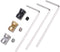 edcfans 3 Pack Thumb Stud Replacement for Buck 110 Knife with Hex Wrench (Black+Sliver+Brass)...