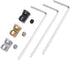 edcfans 3 Pack Thumb Stud Replacement for Buck 110 Knife with Hex Wrench (Black+Sliver+Brass)...